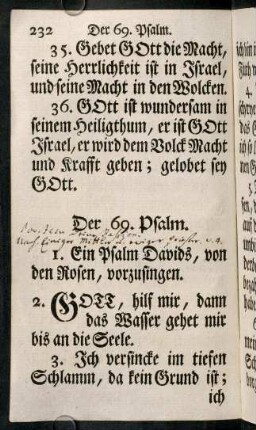 232-247, Der 69. Psalm. - Der 71. Psalm.