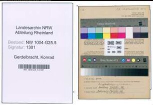 Entnazifizierung Konrad Gerdelbracht , geb. 21.11.1915 (Schreinermeister)