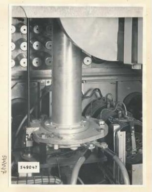 Fernsehsender Bild und Ton, Detail , Foto 1954