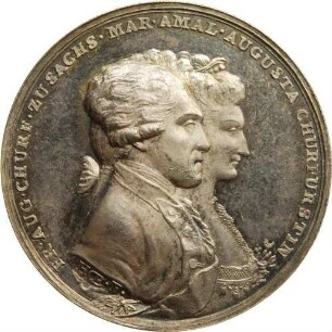Kurfürst Friedrich August III. und Maria Amalia Augusta - zum Besten der Armenschulen