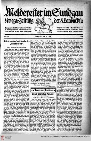 Hefte 33-41, Juli-August 1916