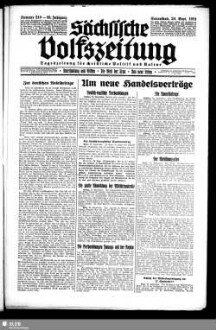 Sächsische Volkszeitung : für christliche Politik und Kultur