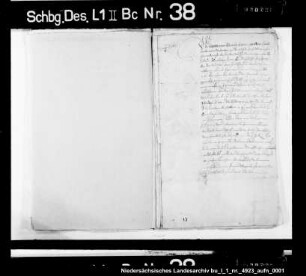 Lehnsbrief des Hermann von Ohr