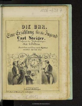 Die Uhr : eine Erzählung für die Jugend