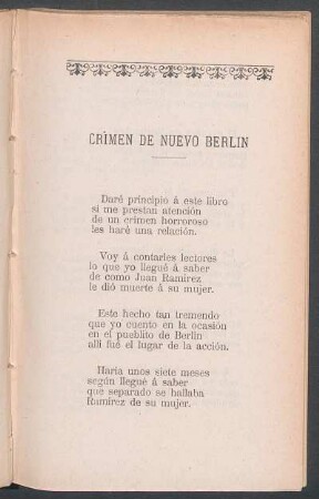 Crímen de Nuevo Berlin