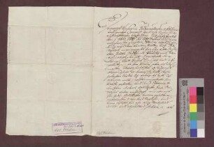 Verpfändung der Herrschaften Staufen und Kirchhofen.