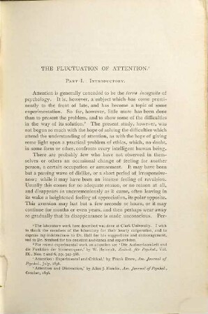 The Fluctuation of Attention