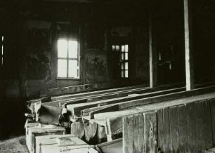Schneeberg-Neustädtel, Grube Siebenschlehen, Stoßherdwäsche, Inneres, Planherd