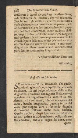 Risposta di Clorinda.