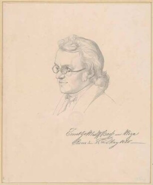 Bildnis Bosse, Ernst Gotthilf (1785-1862), Maler