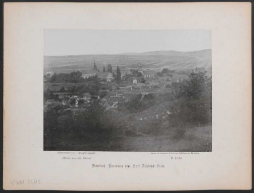 Dermbach: Panorama vom Karl Friedrich Stein.