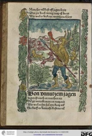 Von unnutzen jagen.