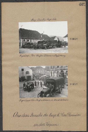 Sigolsheim: Div.-Kraftw.-Kolonne in Marschkolonne
