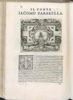 Il Conte Iacomo Zabarella.