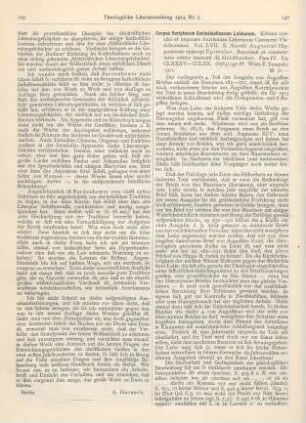 140-141 [Rezension] Goldbacher, Al. (Ed.), Corpus Scriptorum Ecclesiasticorum Latinorum. Vol. LVII, pars IV