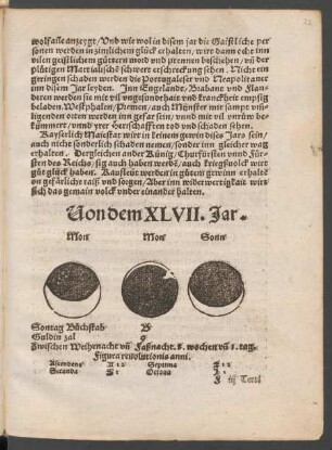 Von dem XLVII. Jar.