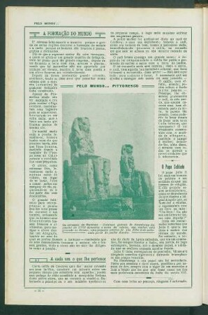 Pelo mundo... pitoresco : Os colossos de Memnon