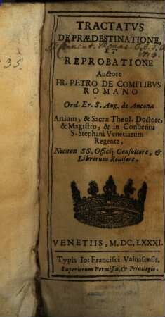 Tractatus de Praedestinatione et Reprobatione