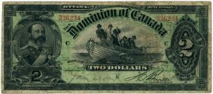 Geldschein, 2 Dollar, 2.7.1897