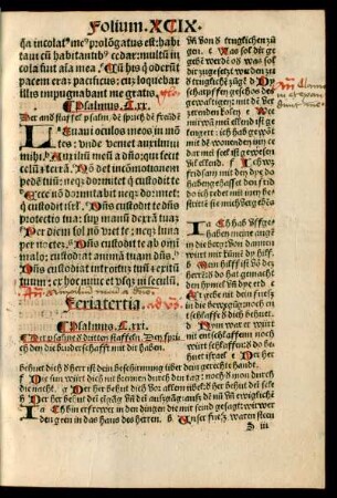Feria tertia. Psalmus .C.xxi.