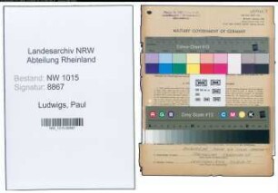 Entnazifizierung Paul Ludwigs , geb. 25.04.1909 (Bauingenieur)