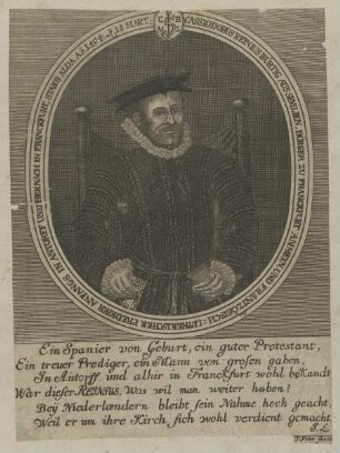 Bildnis des Cassiodorus Reinius