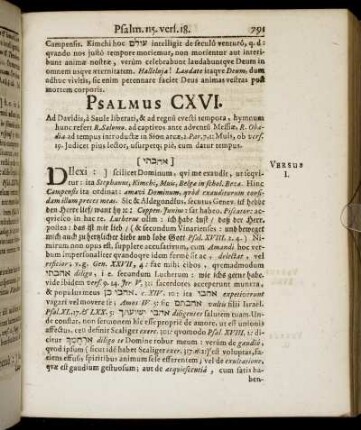 Psalmus CXVI.