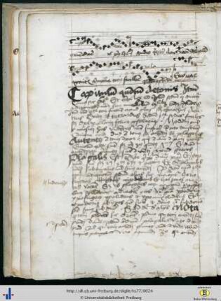 (10v - 14v) Capitulum quintum de tonis.