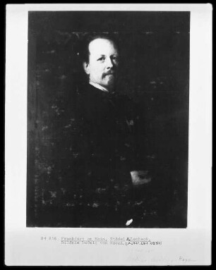 Bildnis des Malers Ludwig von Hagn (1819-1898)