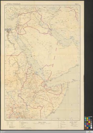 Blatt 3: [Verkehrskarte von Afrika] Band Blatt 3