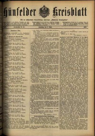 Ausgabe vom Dienstag, den 06. Juni 1916.