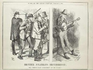 Brother Jonathan's brotherhood; or, "who's dat a-knockin- at de door?"
