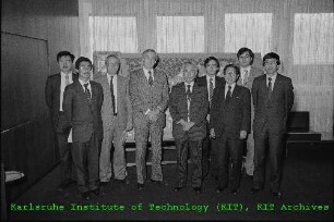 Besuch einer japanischen Expertendelegation der Science and Technology Agency (STA) am Kernforschungszentrum Karlsruhe (KfK)