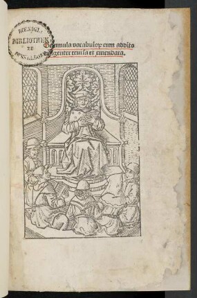 Vocabularius : Gemma vocabulorum cum addito, lat.-niederl.