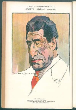 Ermete Novelli : Caricaturas contemporáneas