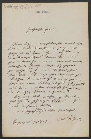 Brief an Friedrich Wilhelm Jähns : 02.04.1871