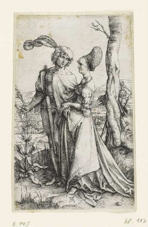 Liebespaar und der Tod (Der Spaziergang)