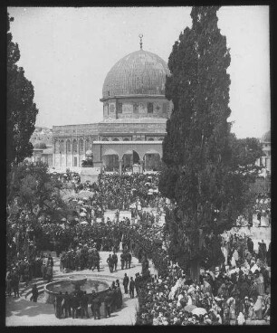 Felsendm v. S. bei nebi musa [Jerusalem]