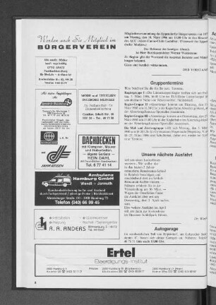 Unsere nächste Ausfahrt