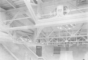 Hebebühne des großen Babelsberger Refraktors (Zeiss), von unten : Technikgeschichte | Physik | Optik | Astronomische Instrumente