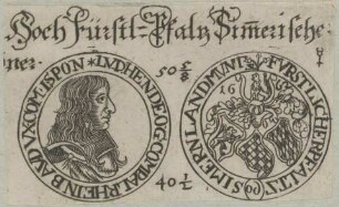 Bildnis des Ludovicus Henricvs, Pfalzgraf von Pfalz-Simmern