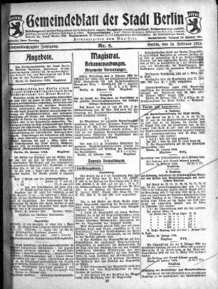1924,8: Nr. 8, 24. Februar 1924