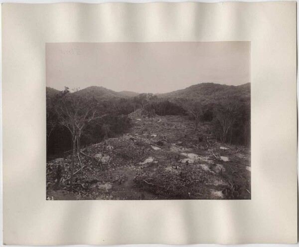 "Landscape. View from the temple to S 20° E."