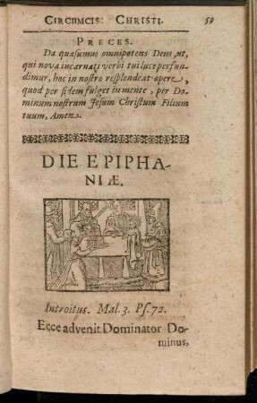 Die Epiphaniæ.