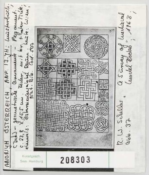 Wien, Nationalbibliothek: Cod. 507, Musterbuch Geometrische Ornamente