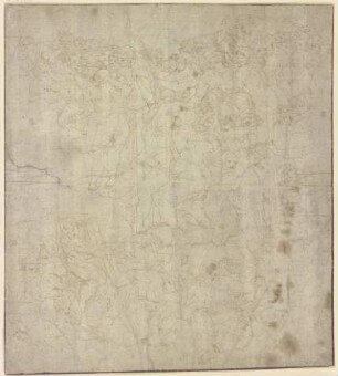 Figurengruppen aus dem Jüngsten Gericht der Cappella Sistina (Märtyrer mit ihren Leidenswerkzeugen)