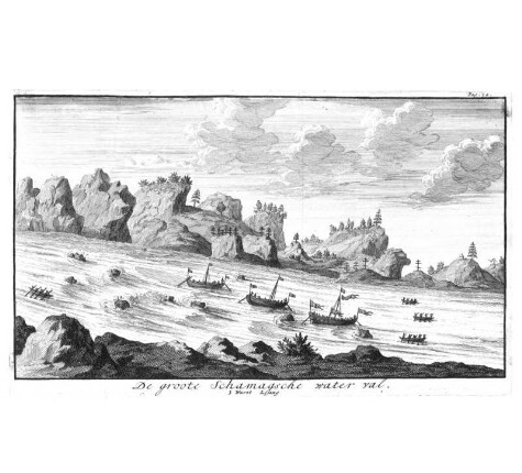 De groote Schamagsche water val