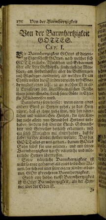 Von der Barmhertzigkeit Gottes.