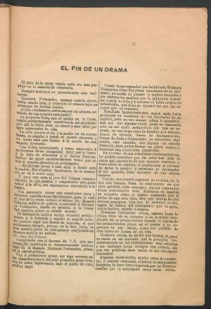 El fin de un drama