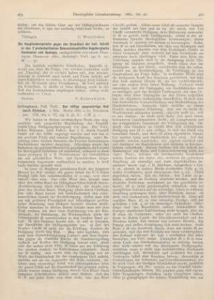 479-481 [Rezension] Jellinghaus, Thdr., Das völlige gegenwärtige Heil durch Cristum. 2 Bde